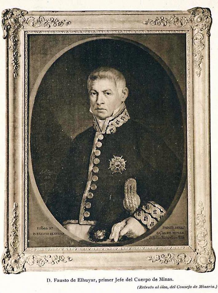 Fausto Elhuyar-en erretratua, Viena 1788. Mengs pintoreak egindakoa dela uste da. Fausto Elhuyar-en erretratua, Viena 1788. Mengs pintoreak egindakoa dela uste da.