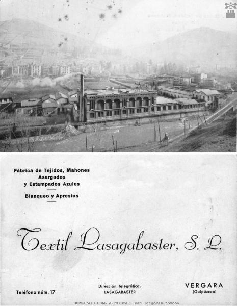 6A. Textil Lasagabaster S.L. lantegiko publizitatea